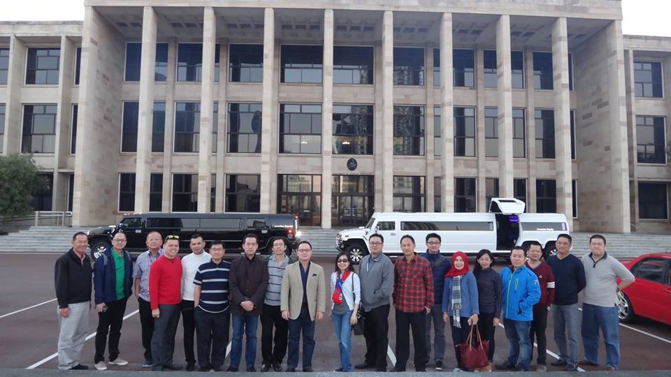 Chinese Limousine Hired Tour Group