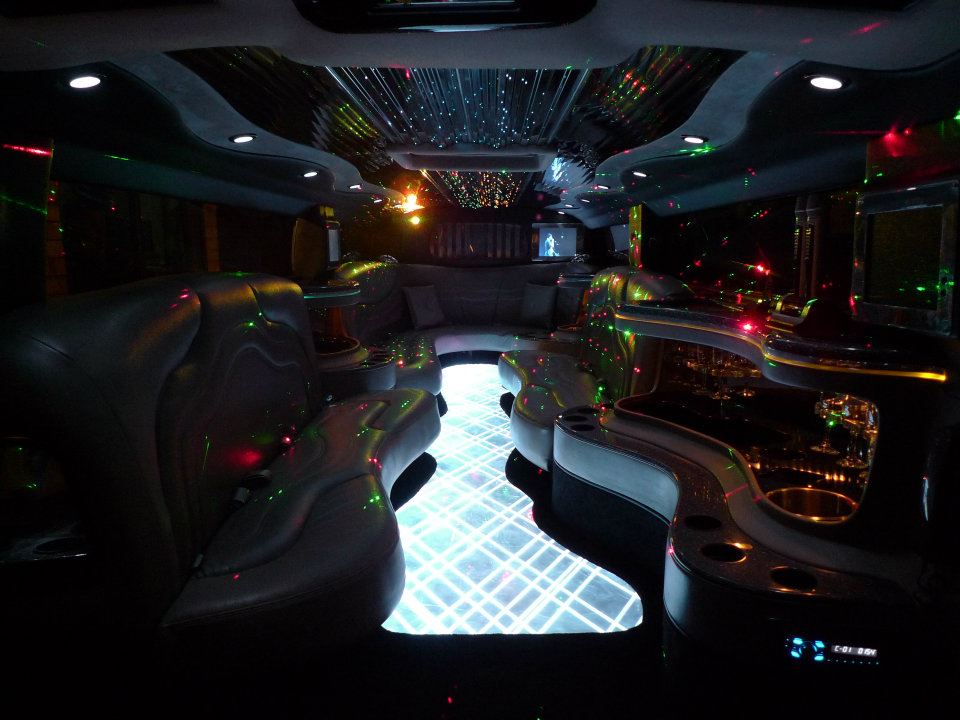 Bright Interior Limousine Lights