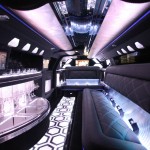 classy white chrysler interior