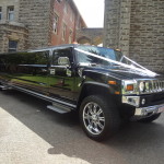 black hummer wedding St Michaels