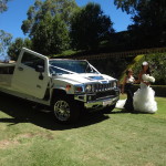 H2 hummer wedding at Caversham House
