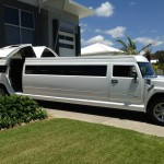 20 seater White hummer limousine