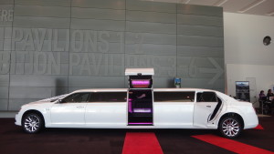 middle bridal jet door and large rear opening doors with red carpet